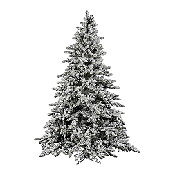 Christmastopia.com - 12 Foot Flocked Utica Artificial Christmas Tree Unlit