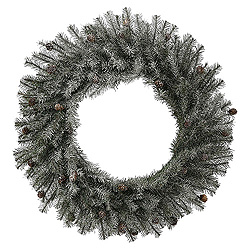 Christmastopia.com 24 Inch Frosted Pistol Pine Wreath