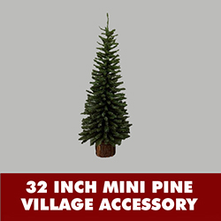 32 Inch Mini Pine Artificial Christmas Tree Unlit