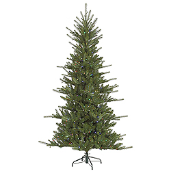 7.5 Foot Medium Colorado Spruce Artificial Christmas Tree 680 LED Multi Lights