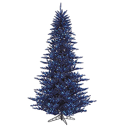14 Foot Navy Blue Fir Artificial Christmas Tree 2250 Blue Lights