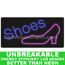 LED Flashing Lighted Shoes Sign