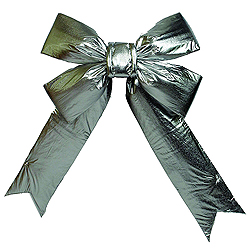 30 Inch Silver Four Loop Lame Indoor Bow