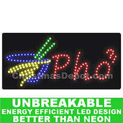 Christmastopia.com Flashing LED Lighted Pho Sign