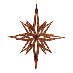 Christmastopia.com 32 Inch 3D Copper Iridescent Glow Glitter Star Christmas Ornament