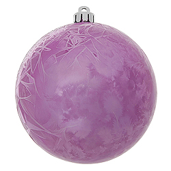 Christmastopia.com 6 Inch Orchid Crackle Ball Ornament 4 per Set