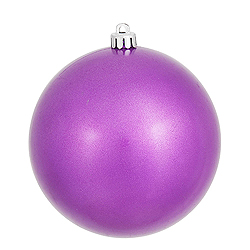 Christmastopia.com 4 Inch Orchid Candy Round Ornament 6 per Set