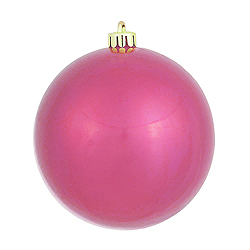 4.75 Inch Orchid Pearl Finish Round Ornament