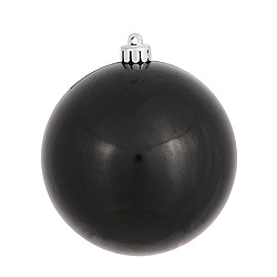 Christmastopia.com - 8 Inch Black Candy Round Ornament
