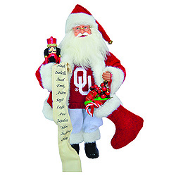 15 Inch Oklahoma Santa With Nutcracker