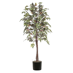 Christmastopia.com - 6 Foot Frosted Maple Tree