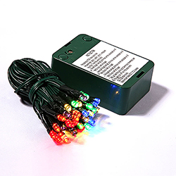 Christmastopia.com - 35 Battery Operated LED 5MM Multi Lights