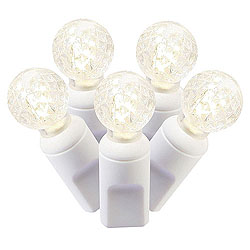 50 Commercial Grade LED G12 Warm White Wedding Lights Warm White Polybag