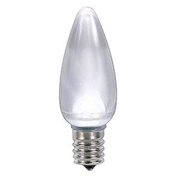 C-9 LED Pure White Satin Retrofit Night Light Bulb