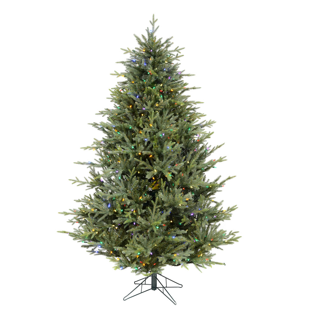 15 Foot Itasca Frasier Artificial Christmas Tree 3300 DuraLit LED Multi Color Mini Lights