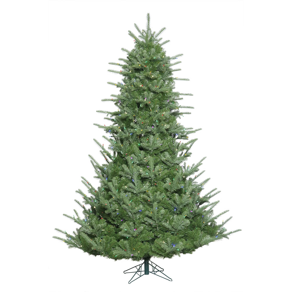 7.5 Foot Sheridan Spruce Artificial Christmas Tree 800 LED M5 Italian Multi Color Mini Lights