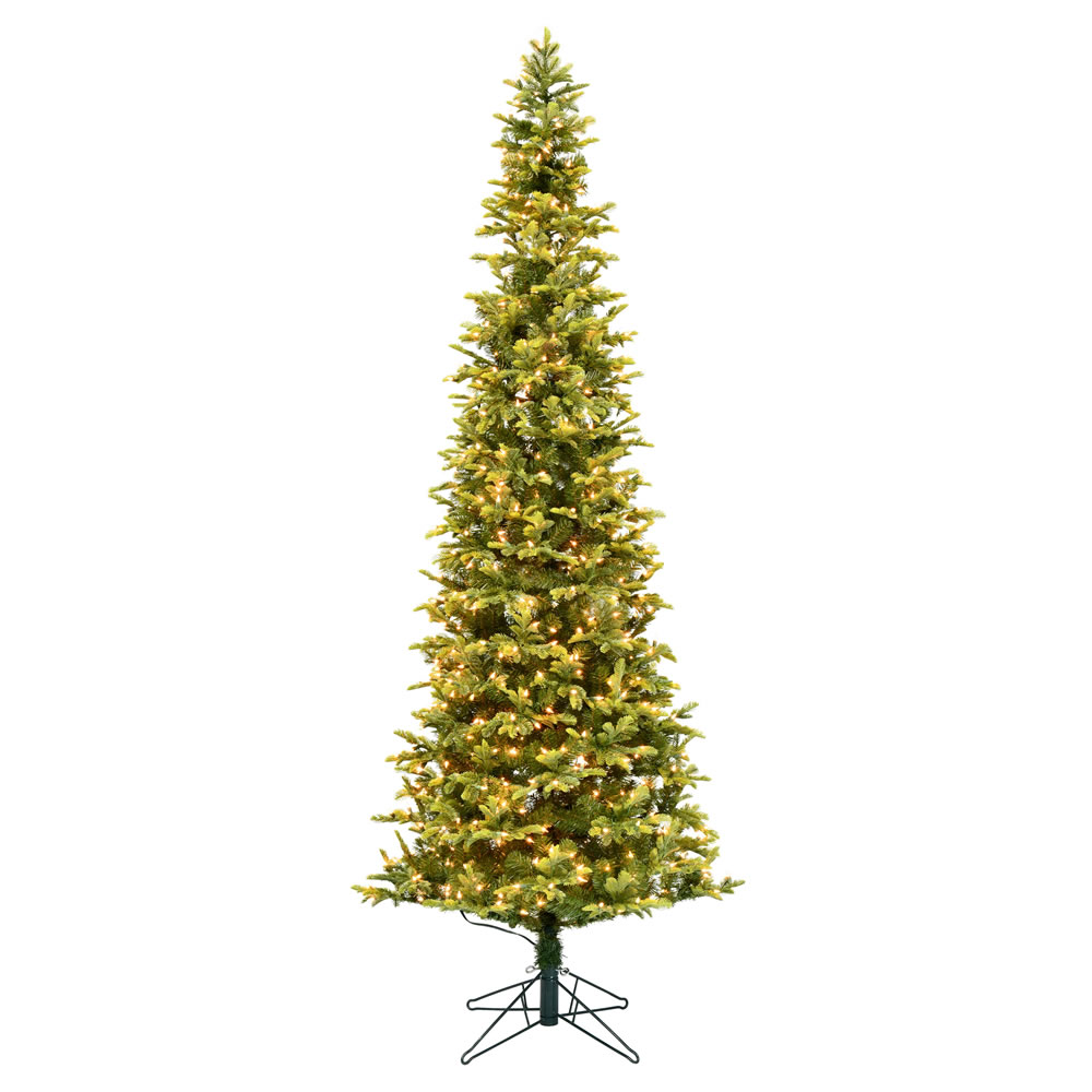 6.5 Foot Belmont Balsam Pencil Fir Artificial Christmas Tree - 350 DuraLit Incandescent Clear Mini Lights