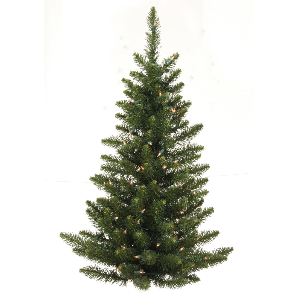 Christmastopia.com 3 Foot Camdon Fir Half Artificial Christmas Wall Tree 50 DuraLit Incandescent Clear Mini Lights