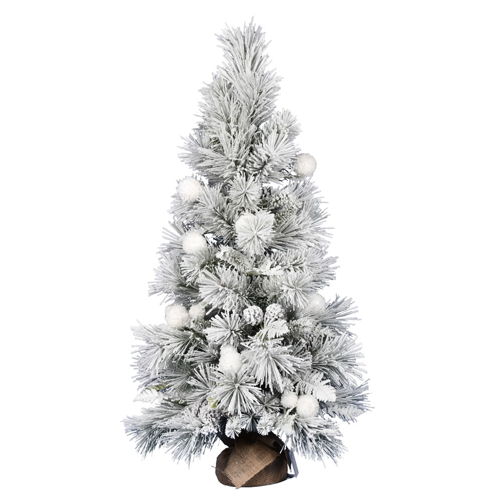 Christmastopia.com 4 Foot Frosted Beacon Pine Tabletop Artificial Christmas Tree Unlit