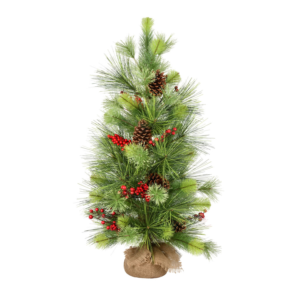 3 Foot Morris Pine Tabletop Artificial Christmas Tree Unlit