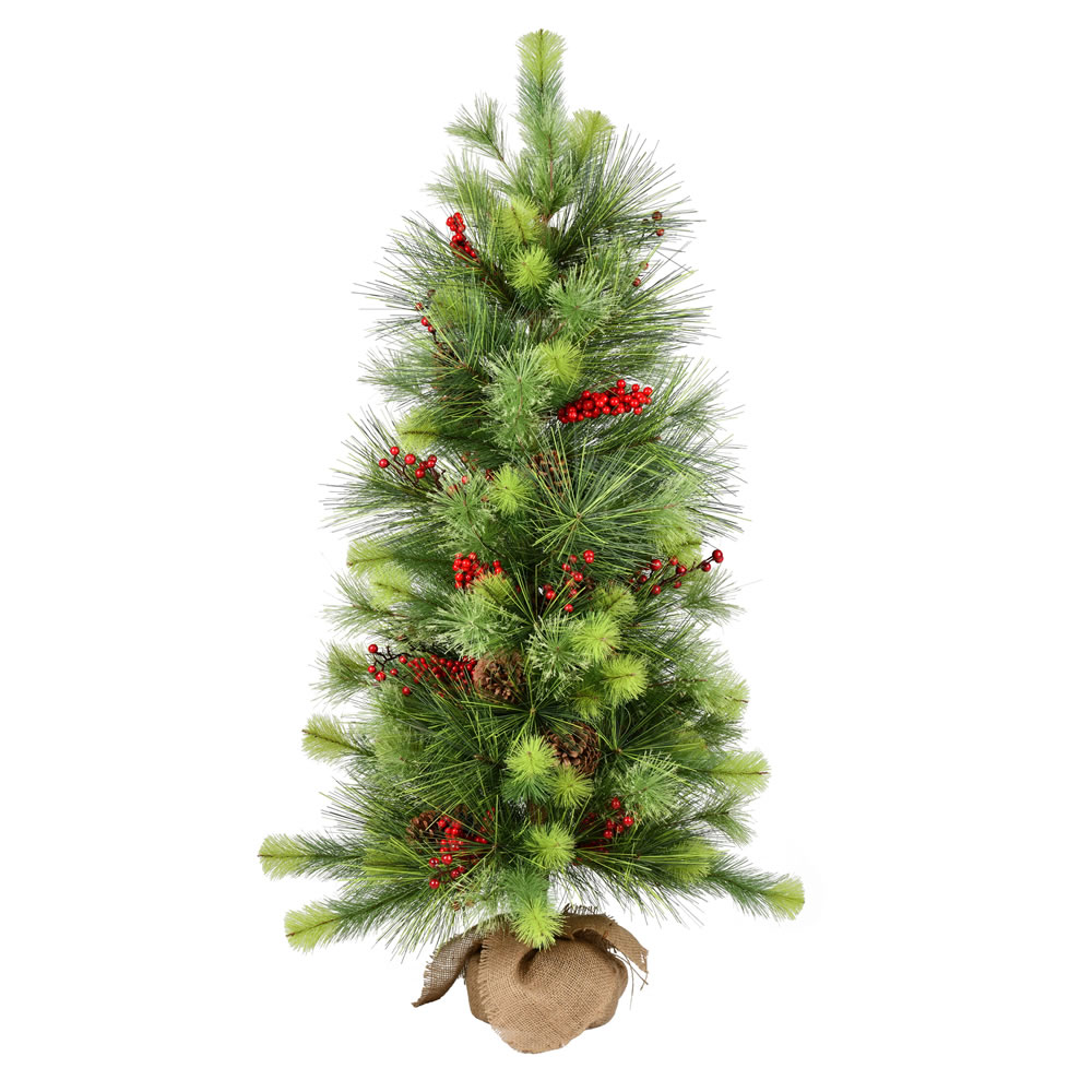 4 Foot Morris Pine Tabletop Artificial Christmas Tree Unlit