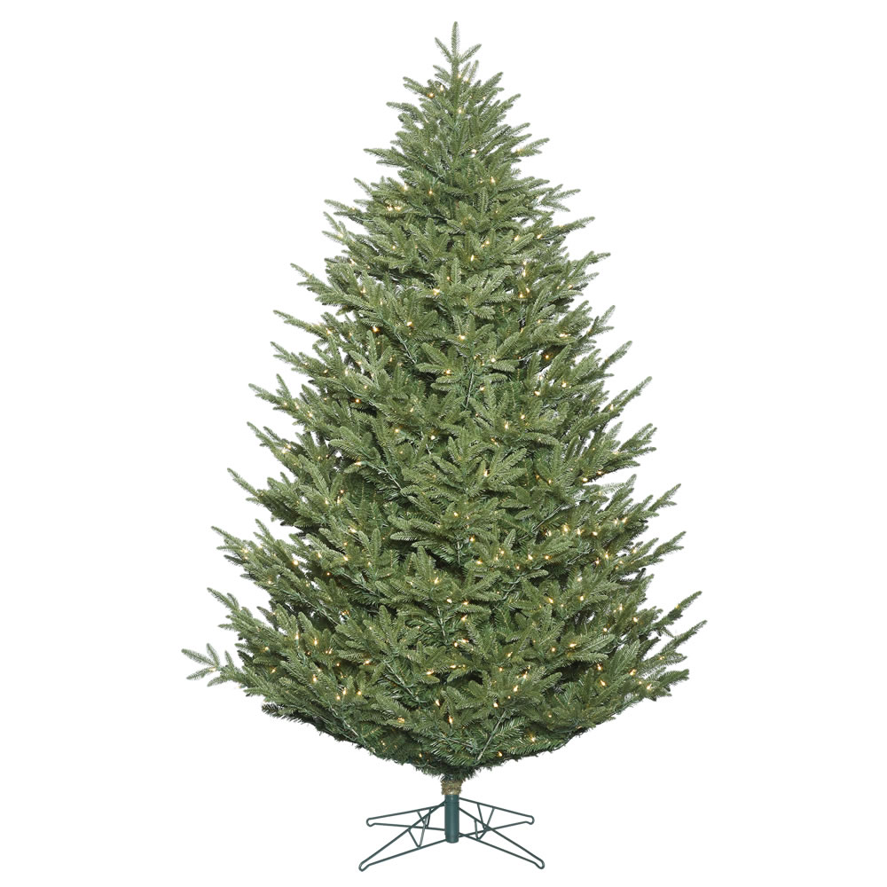7.5 Foot Full Deluxe Frasier Fir Artificial Christmas Tree 900 DuraLit Incandescent Clear Mini Lights