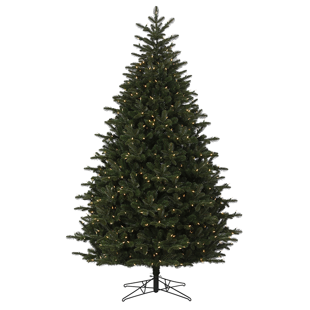 Christmastopia.com 12 Foot Summit Noble Fir Artificial Christmas Tree 1950 DuraLit LED M5 Italian Warm White Mini Lights