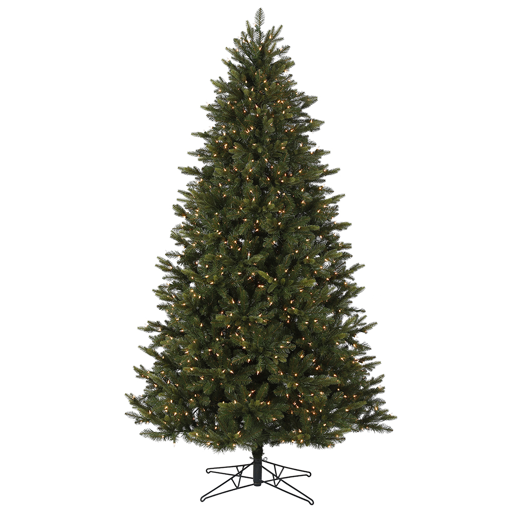 12 Foot Boston Frasier Artificial Christmas Tree 2100 DuraLit Incandescent Clear Mini Lights