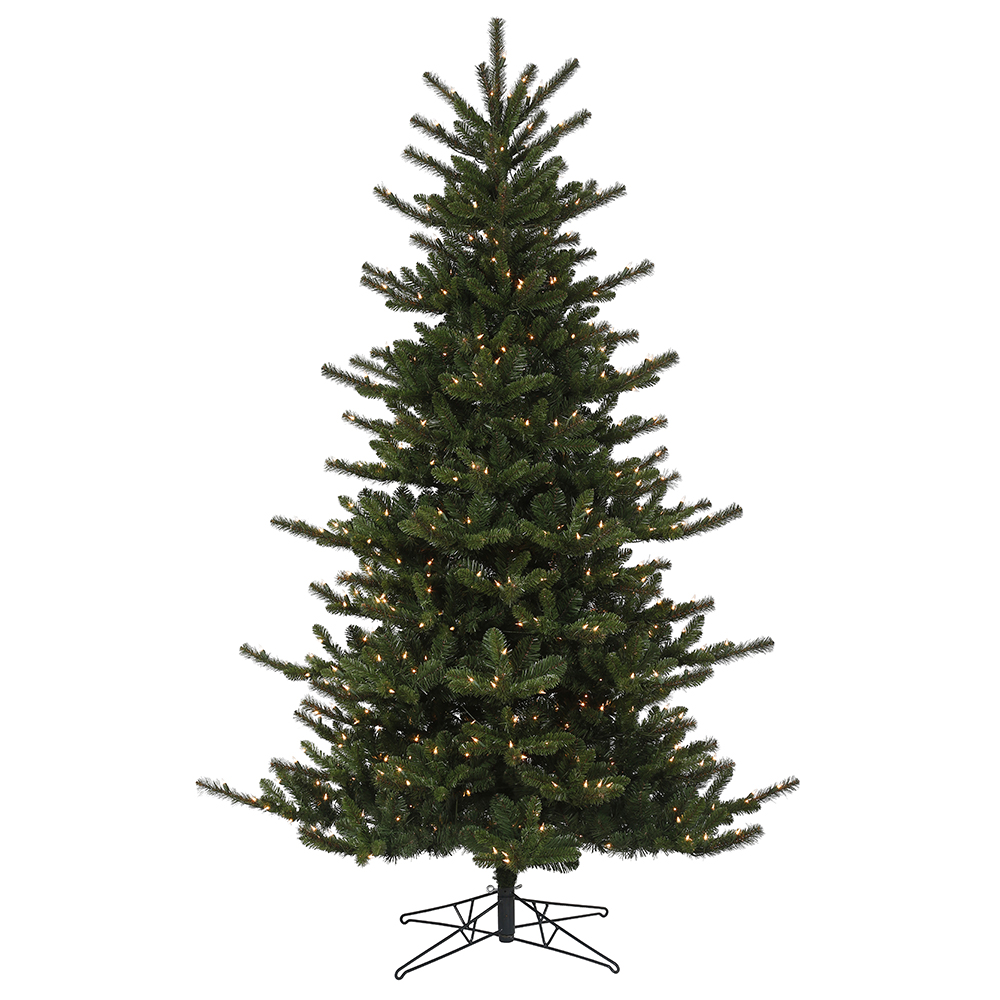 12 Foot Decorator Pine Artificial Christmas Tree 1800 DuraLit Incandescent Clear Mini Lights