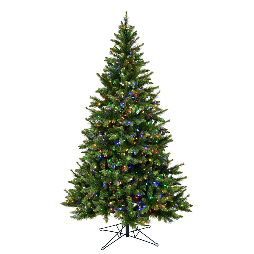 Christmastopia.com 9 Foot Bennington Spruce Artificial Christmas Tree 1100 Duralit LED Multi Color Mini Lights