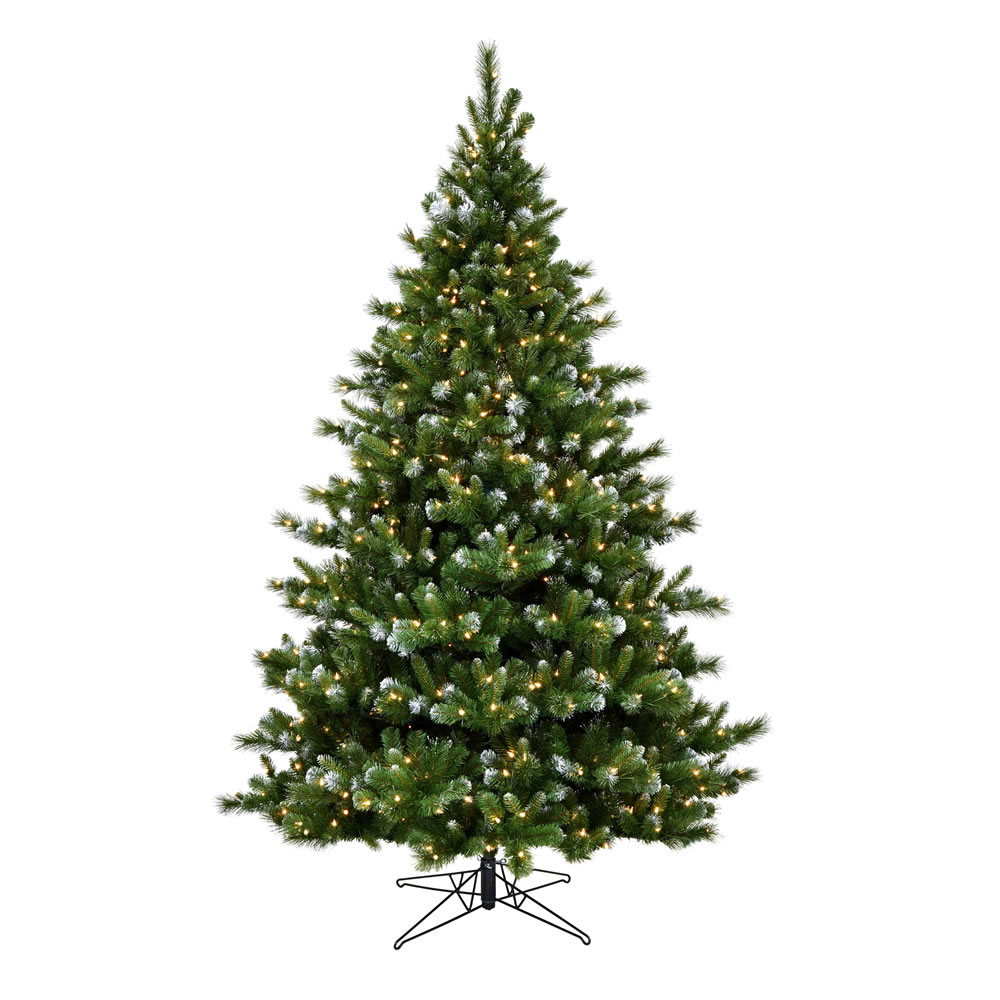 Christmastopia.com 9 Foot New Haven Spruce Artificial Christmas Tree 1000 Duralit Incandescent Clear Mini Lights