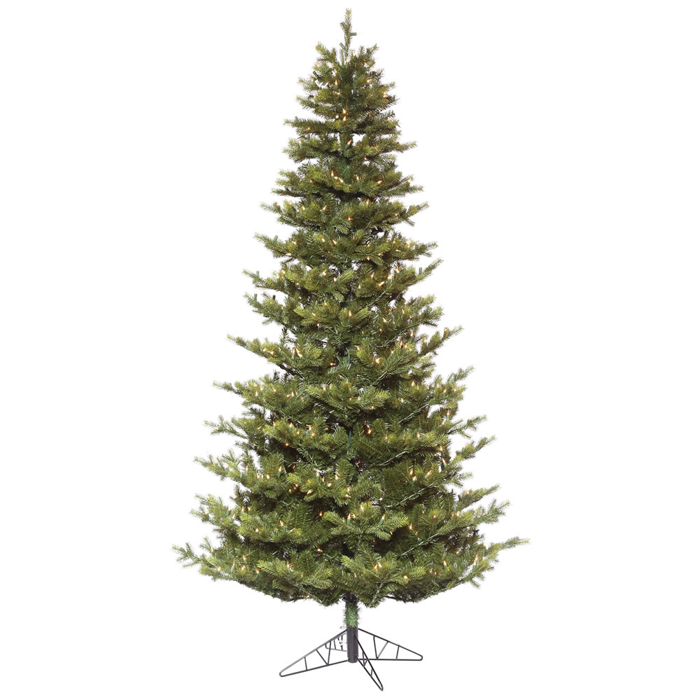 7.5 Foot Oak Frasier Fir Medium Artificial Christmas Tree 700 DuraLit Incandescent Clear Mini Lights