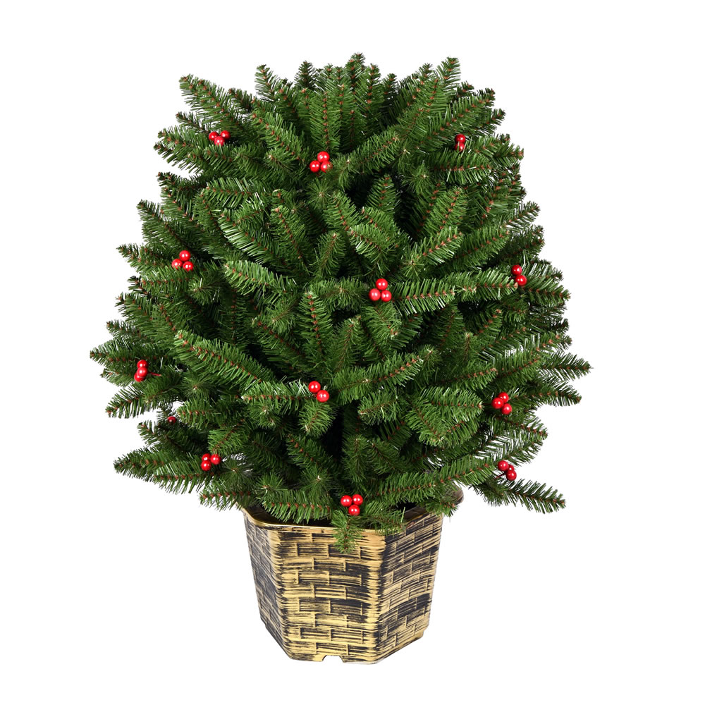 Christmastopia.com 3.5 Foot Tifton Globe Artificial Potted Tree Unlit