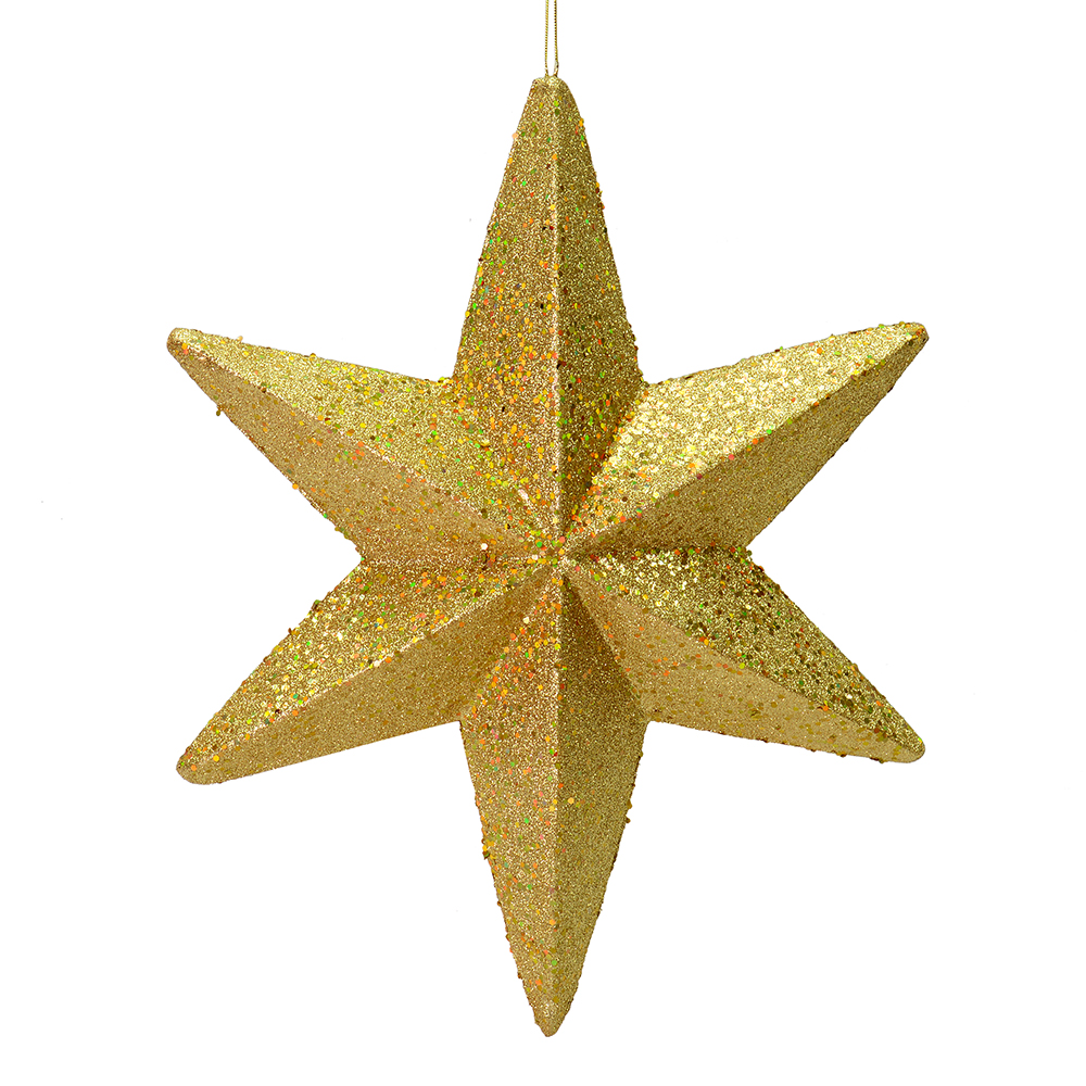 Christmastopia.com 20 Inch Gold Glitter Bethleham Star Christmas Ornament