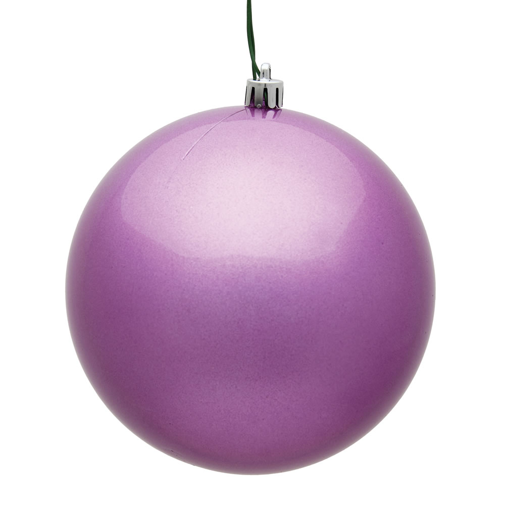 Christmastopia.com 12 Inch Orchid Candy Round Christmas Ball Ornament Shatterproof UV