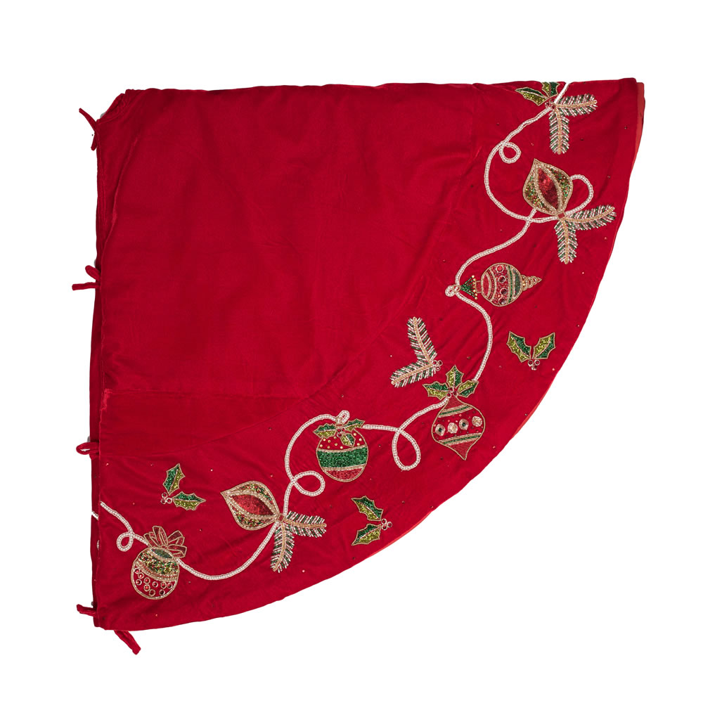 Plush Christmas Tree Skirt 