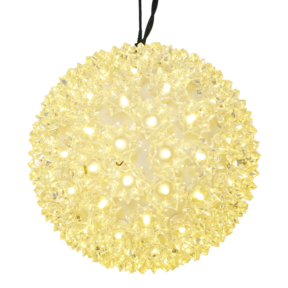 Christmastopia.com 150 LED Warm White Starlight Christmas Light Sphere Lead Wire