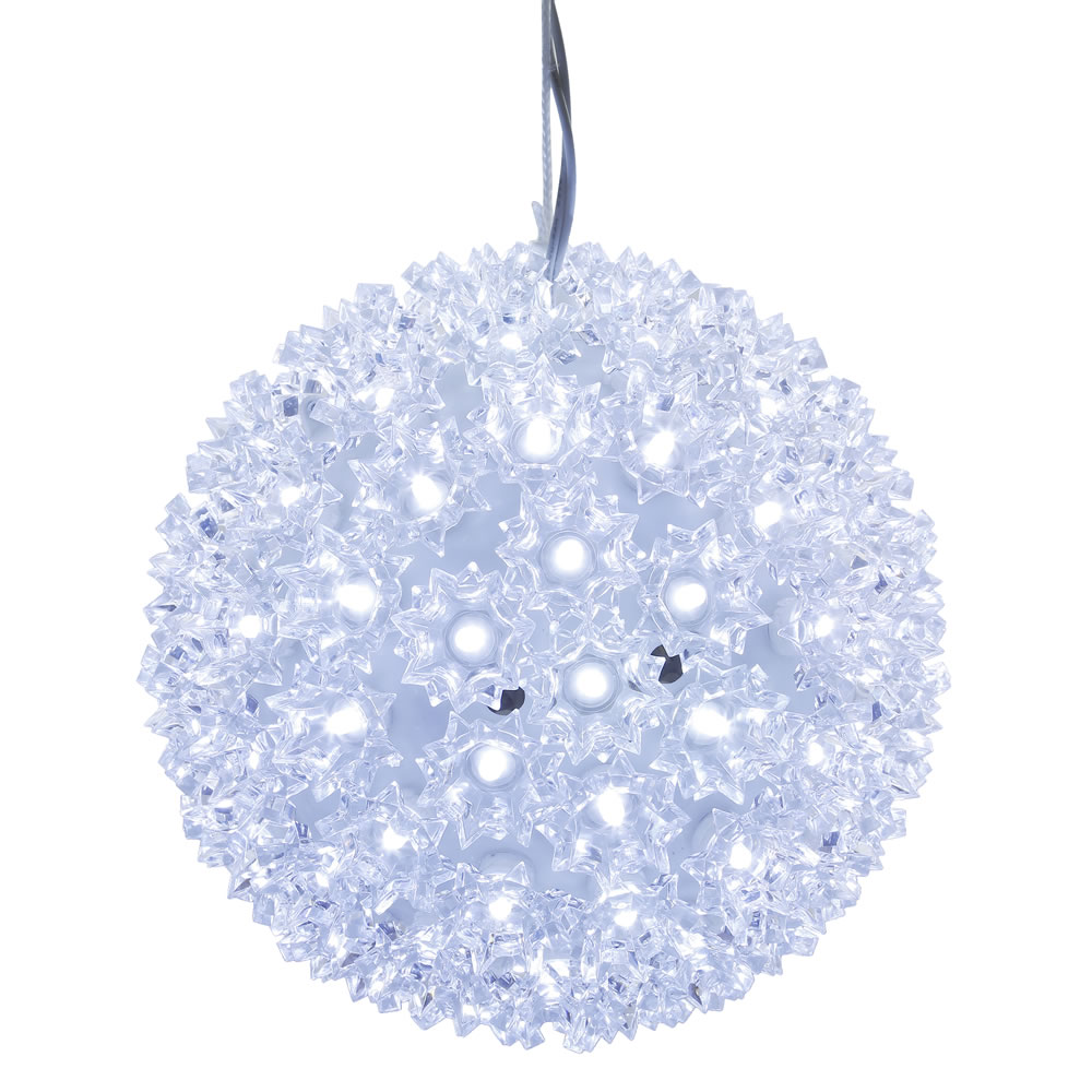 150 LED Cool White Starlight Christmas Light Sphere Lead Wire