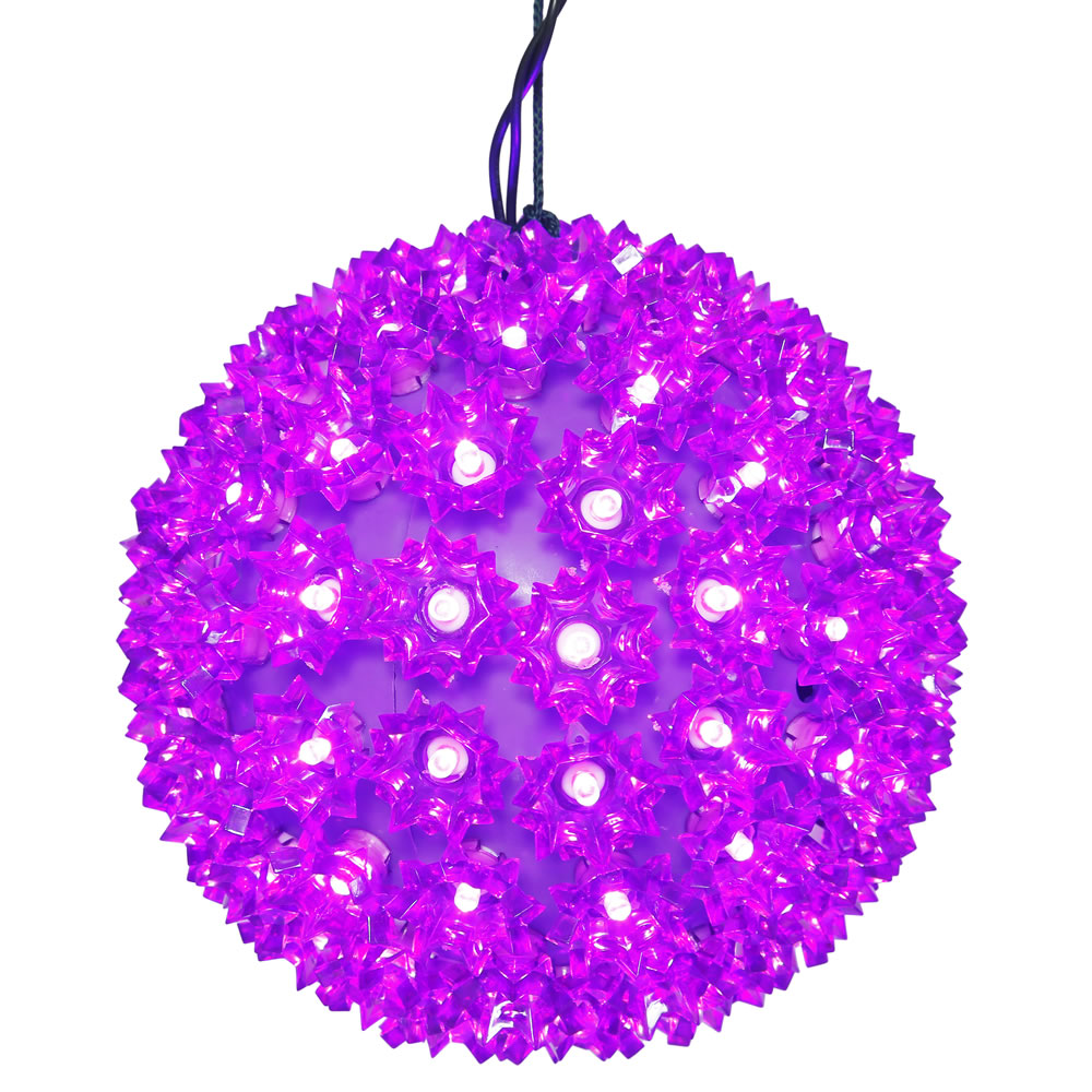 150 LED Purple Starlight Christmas Light Sphere Lead Wire
