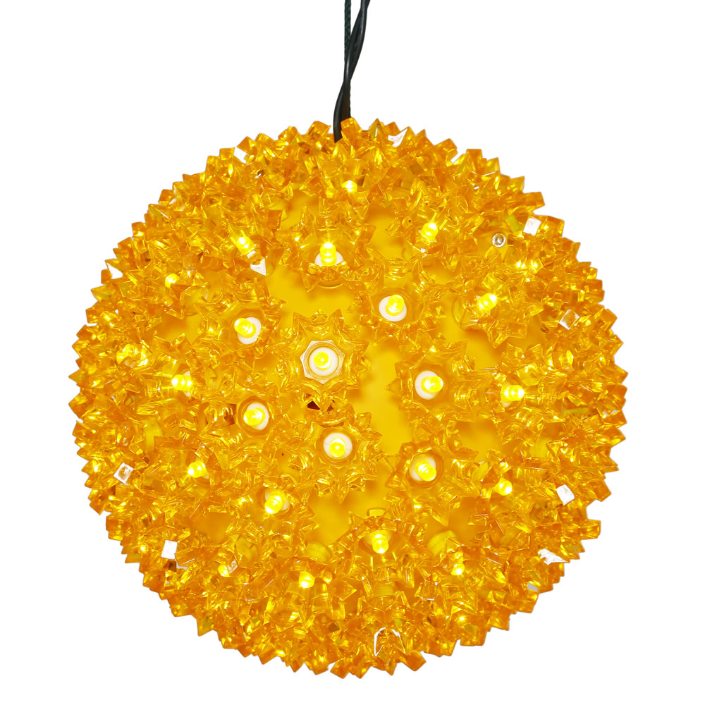 Christmastopia.com 150 LED Gold Starlight Christmas Light Sphere Lead Wire