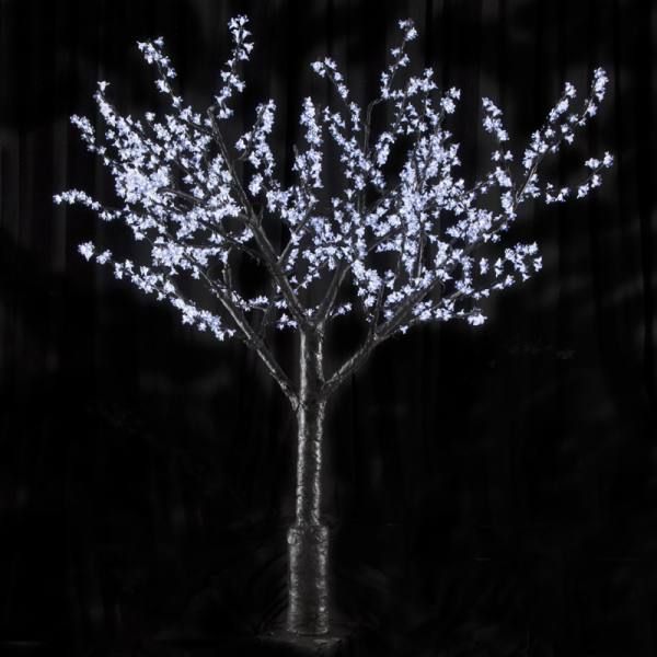 Christmastopia.com 8 Foot Cherry Blossom Tree White LED Lighted Outdoor Christmas Decoration