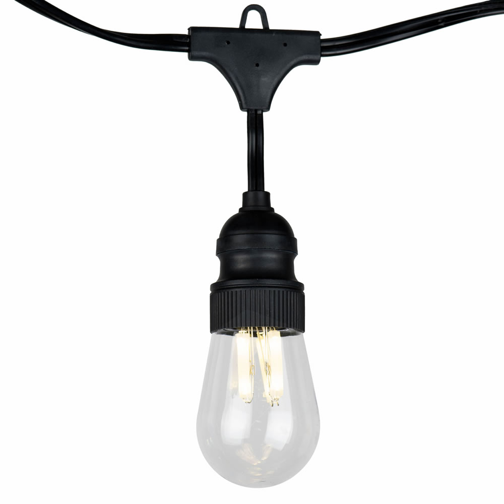 10  LED Filament Low Voltage Warm White Edison Patio Light Set