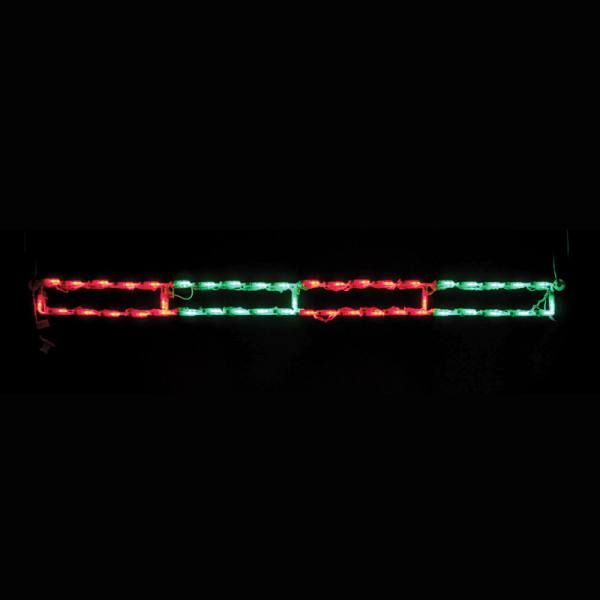 Peppermint Stick Red Green LED Lighted Roofline Christmas Decoration  Set Of 12