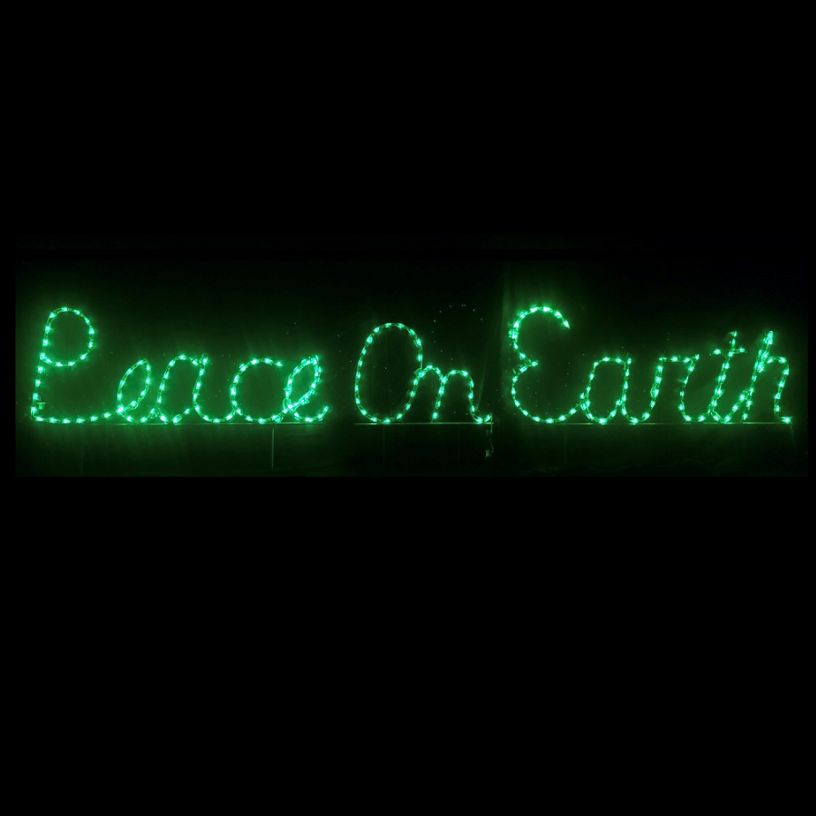 Peace On Earth Outdoor Christmas Decoration 