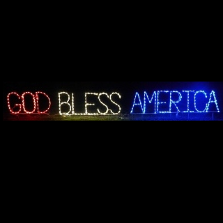 God Bless America Outdoor Patriotic Lighted Sign On Sale At Christmas Utopia God Bless America Outdoor Patriotic Lighted Sign On Sale At Christmas Utopia