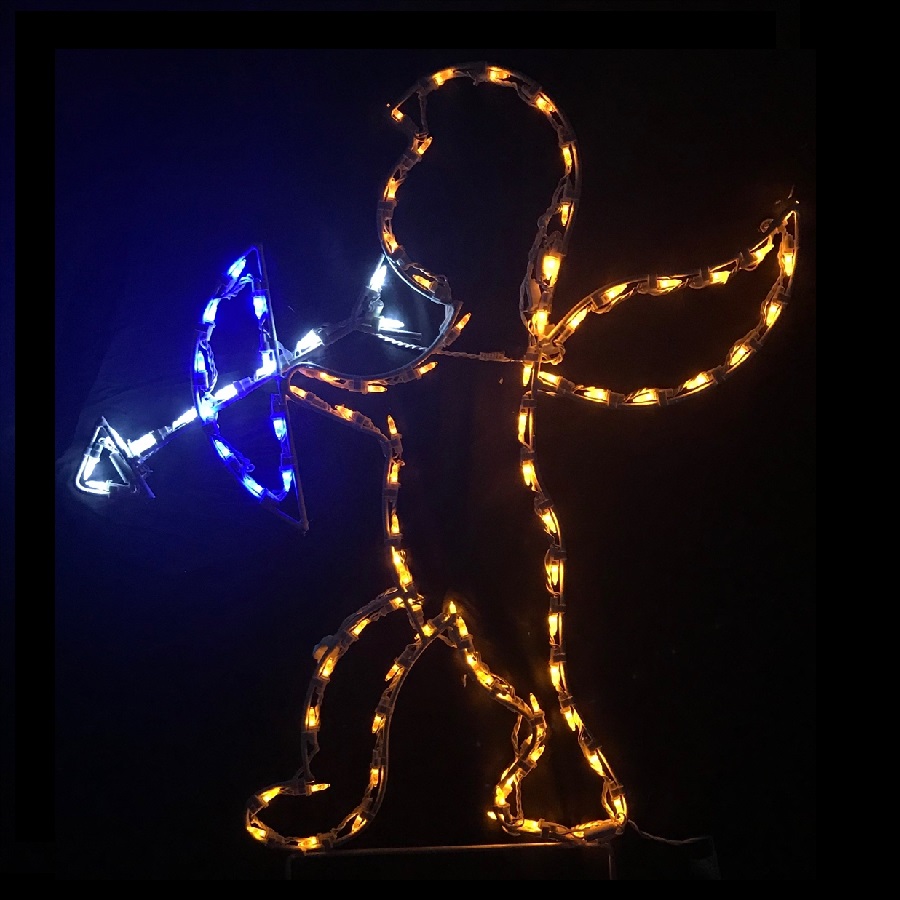 Cupid with Bow LED Lighted Valentines Day Decoration