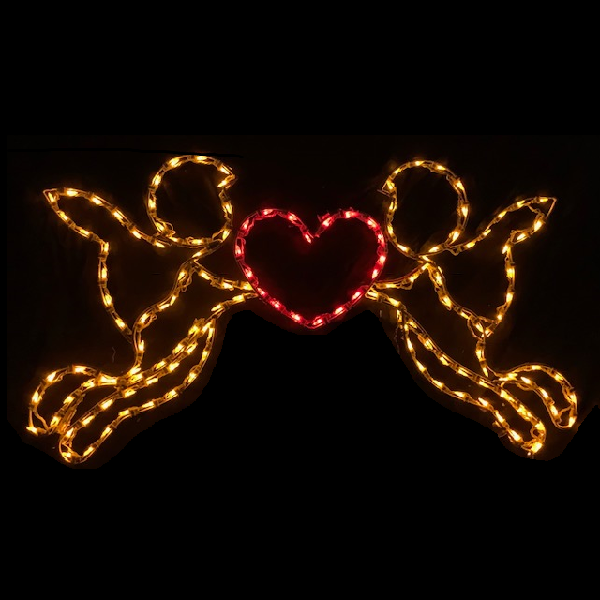 Lighted Hearts Tree Topper for Valentine's With LED Lights 