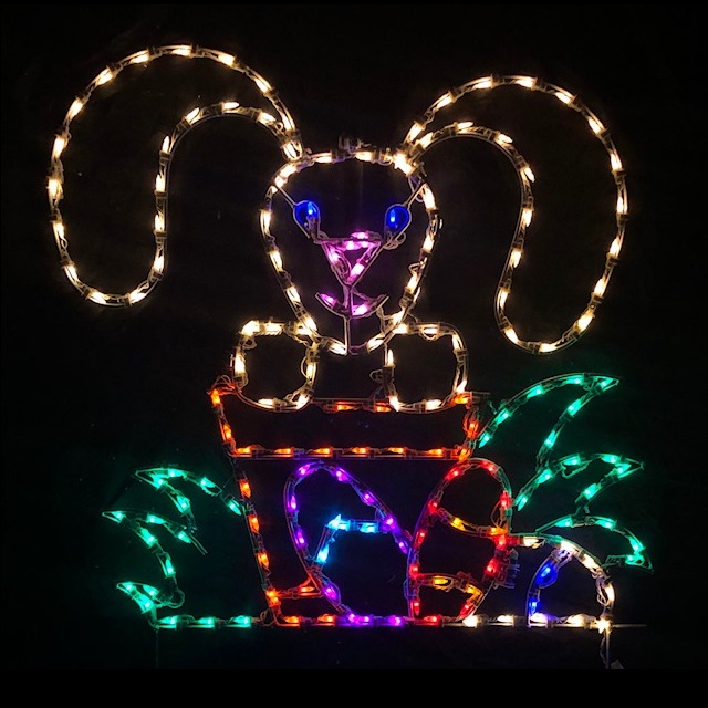 Bunny in Pot LED Lighted Spring Decoration