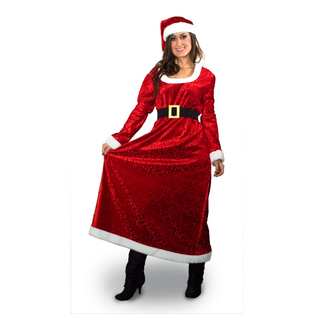 Charming Ms. Santa Claus Costume Extra Large