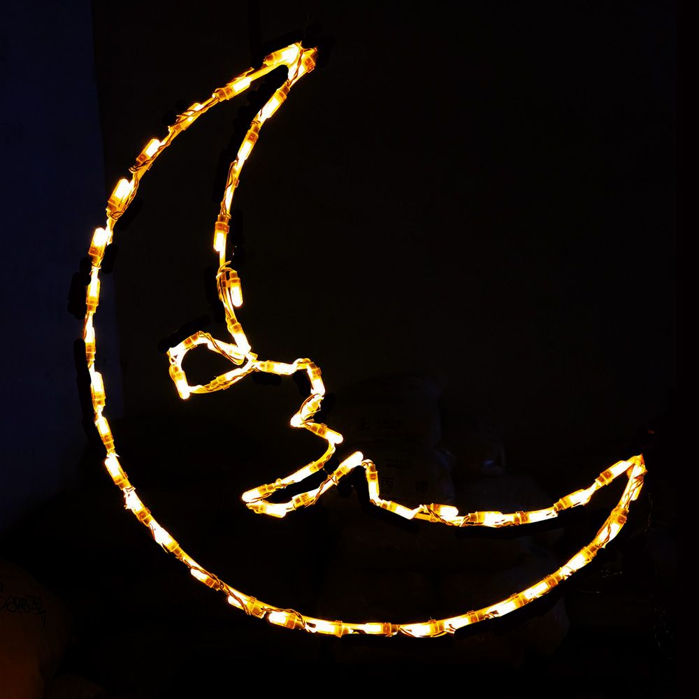Moon LED Lighted Outdoor Christmas Decoration